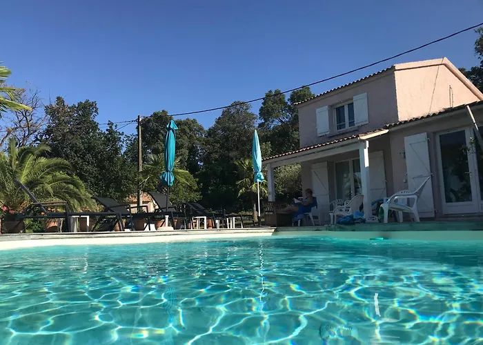 Corse Carpe Diem Vue 6 Pers Piscine Villa
